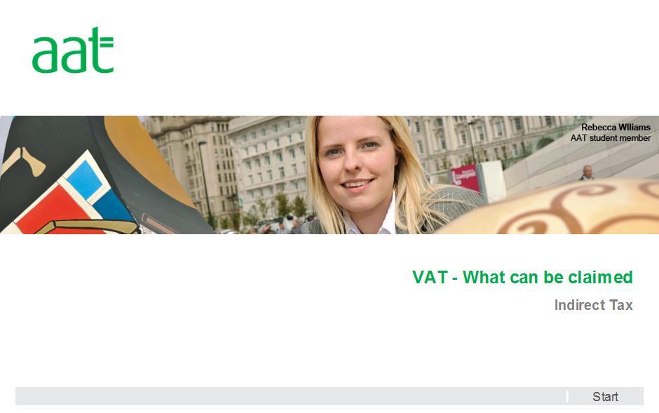 VAT what can be claimed